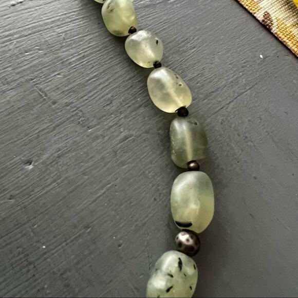 Silpada 925 Sterling Silver Pendant & Beaded Stone Necklace - Picture 10 of 11